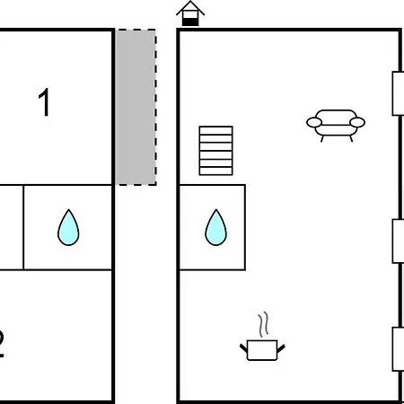 Сasa de vacaciones 2 Bedroom Amazing In Dives-sur-Mer